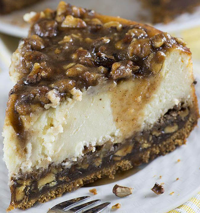 🐥 Pecan Pie Cheesecake 🤤 - 🌺 Lynn Blog - Journey In My Kitchen